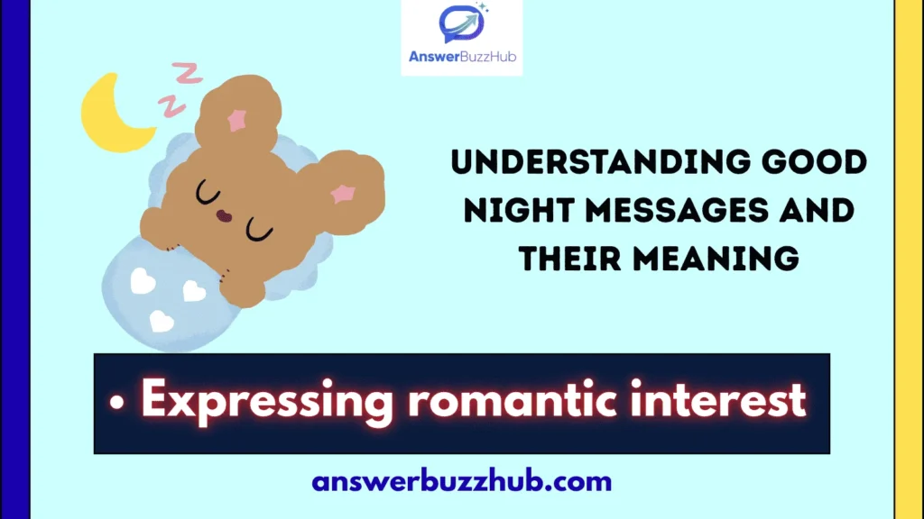 Understanding Good Night Messages and Their Meaning