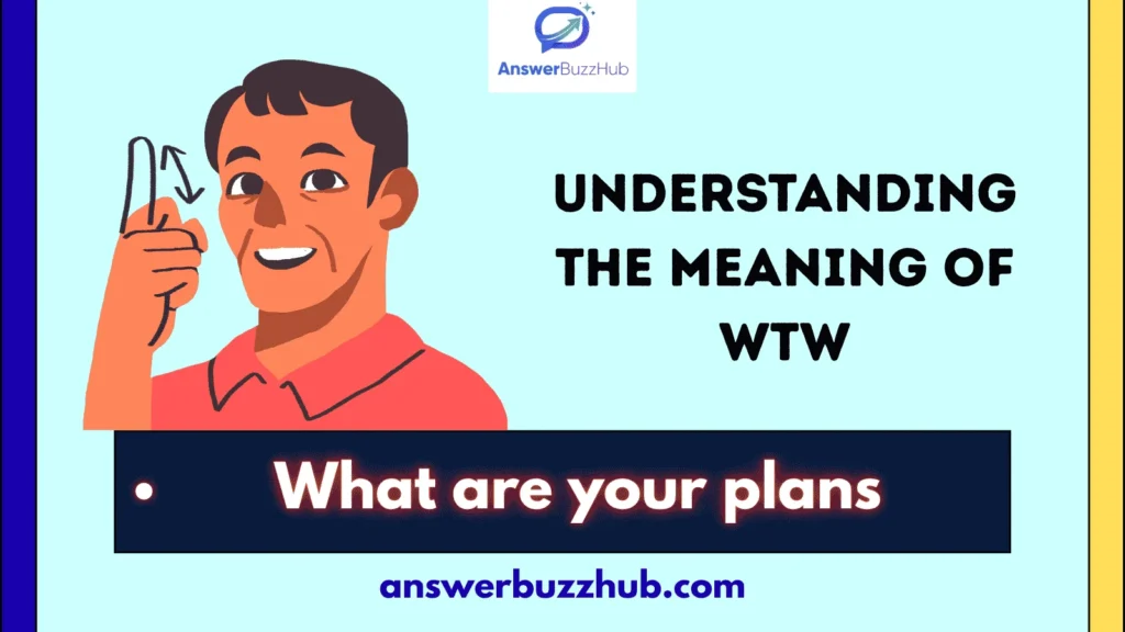 Understanding the Meaning of WTW