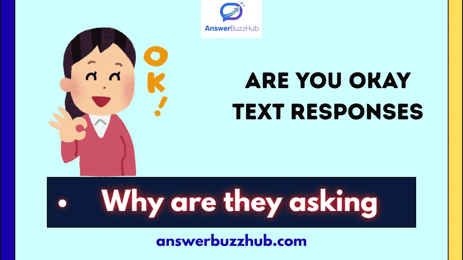 are you okay text responses