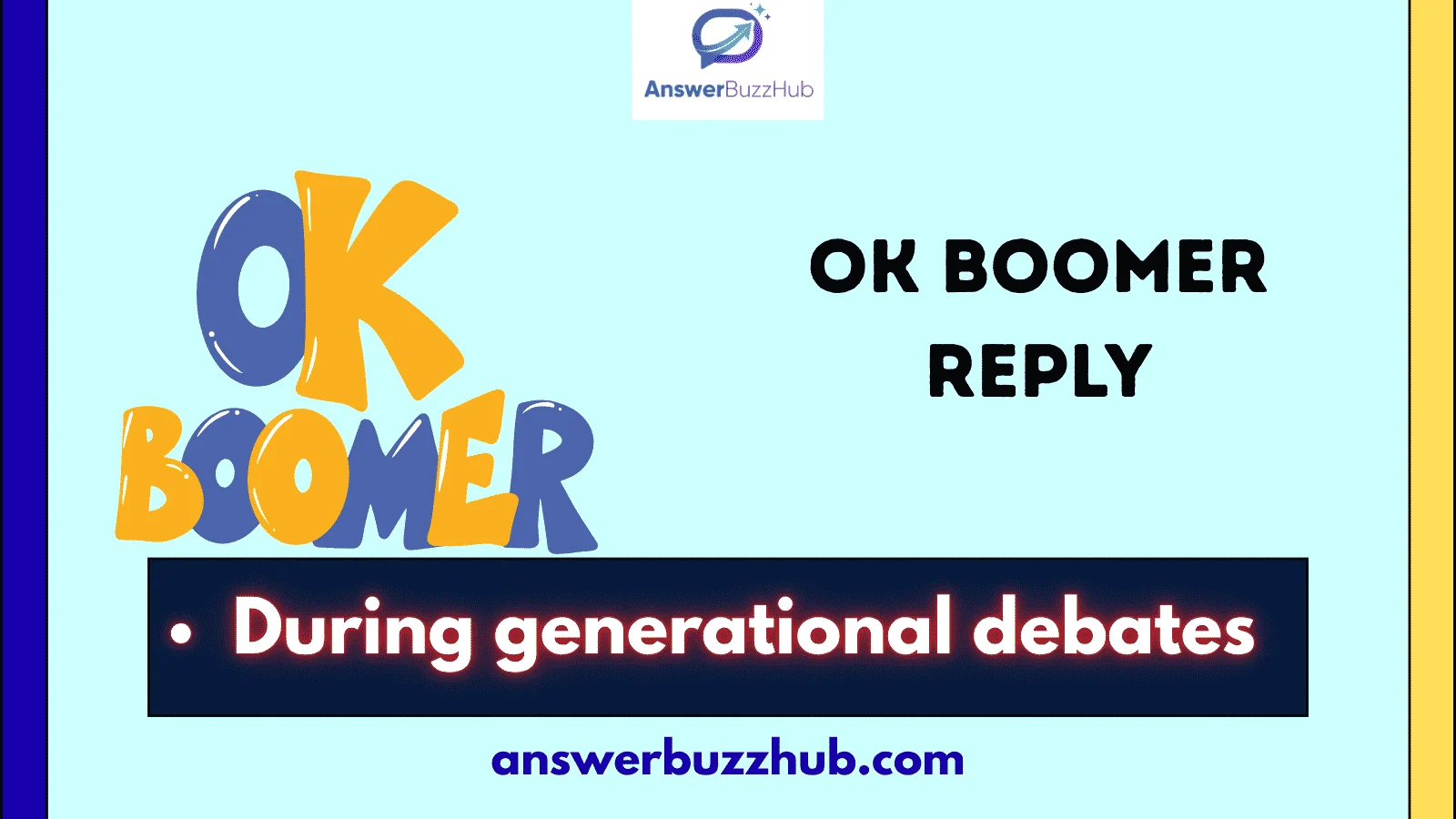 Ok boomer reply