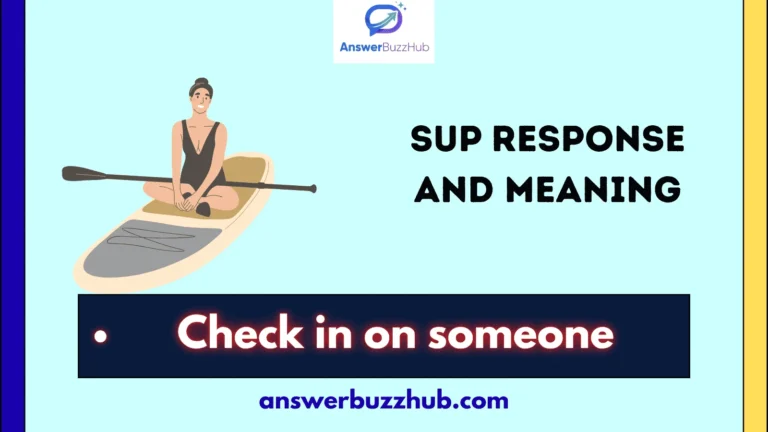 sup response and meaning