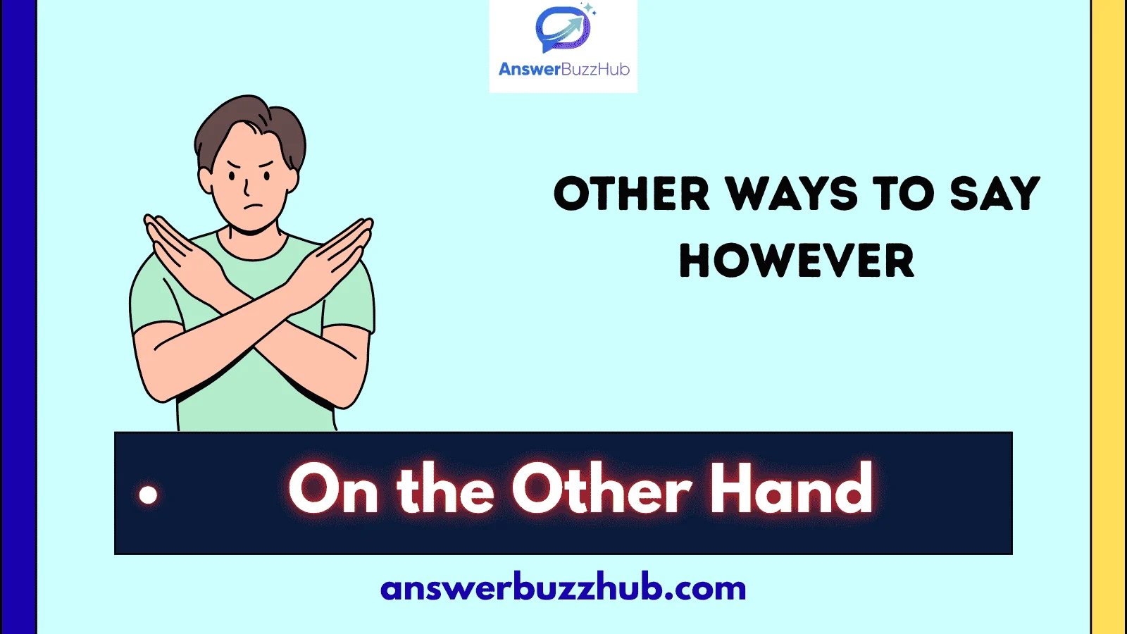 other ways to say however