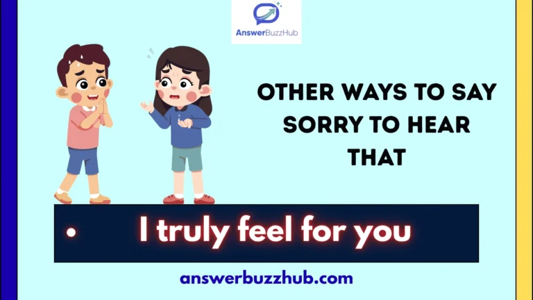 other ways to say sorry to hear that