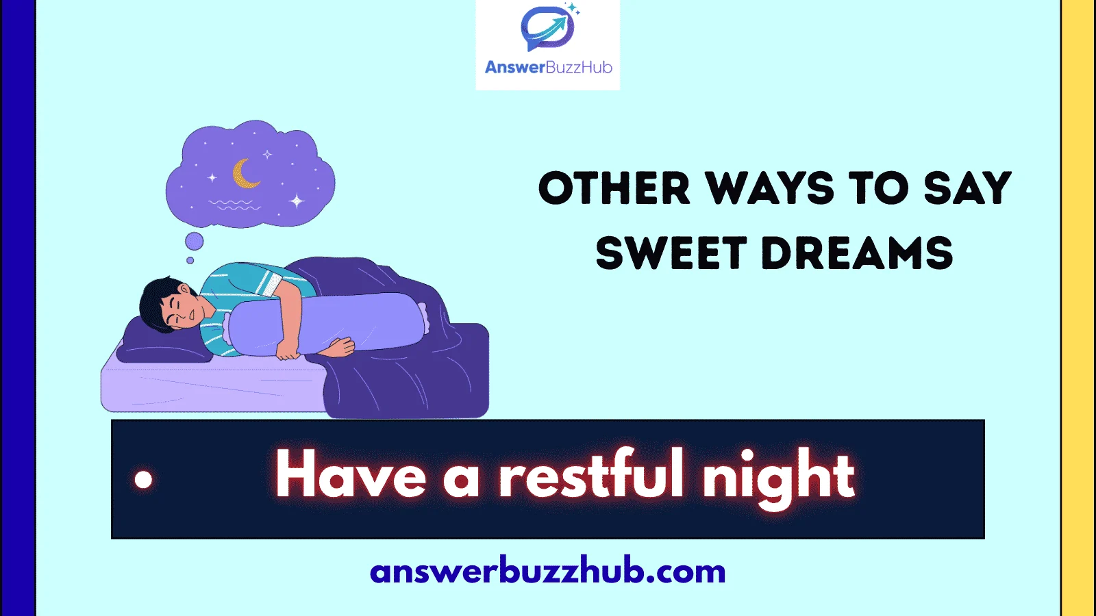 other ways to say sweet dreams